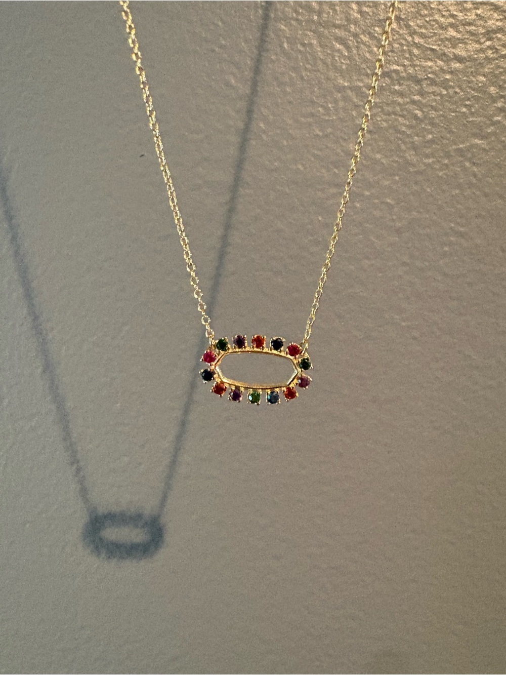 Kendra Scott multi-colored stone necklace